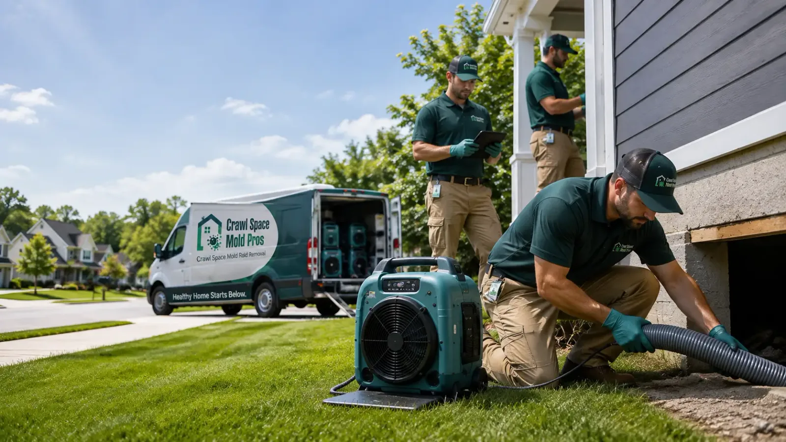 Crawl Space Mold Removal in Bloomington, ID